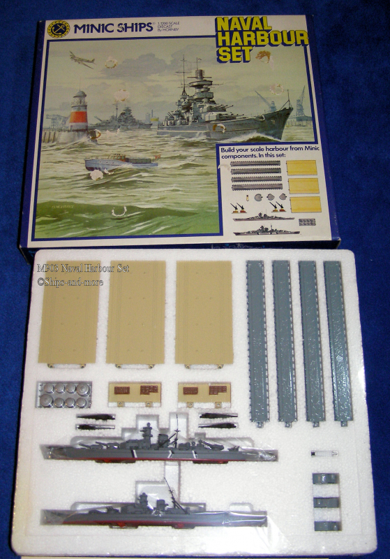 Minic Ships Naval Harbour (1 Set) aus Metall von Hornby / Rovex M 903